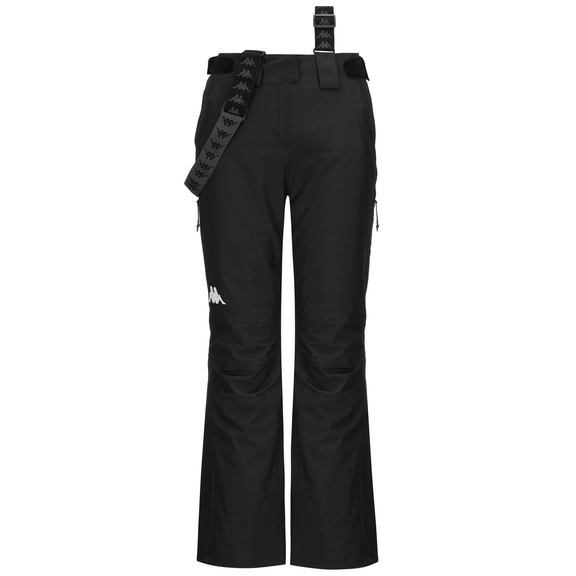 Pantaloni da donna in poliestere nero da sci 2/7