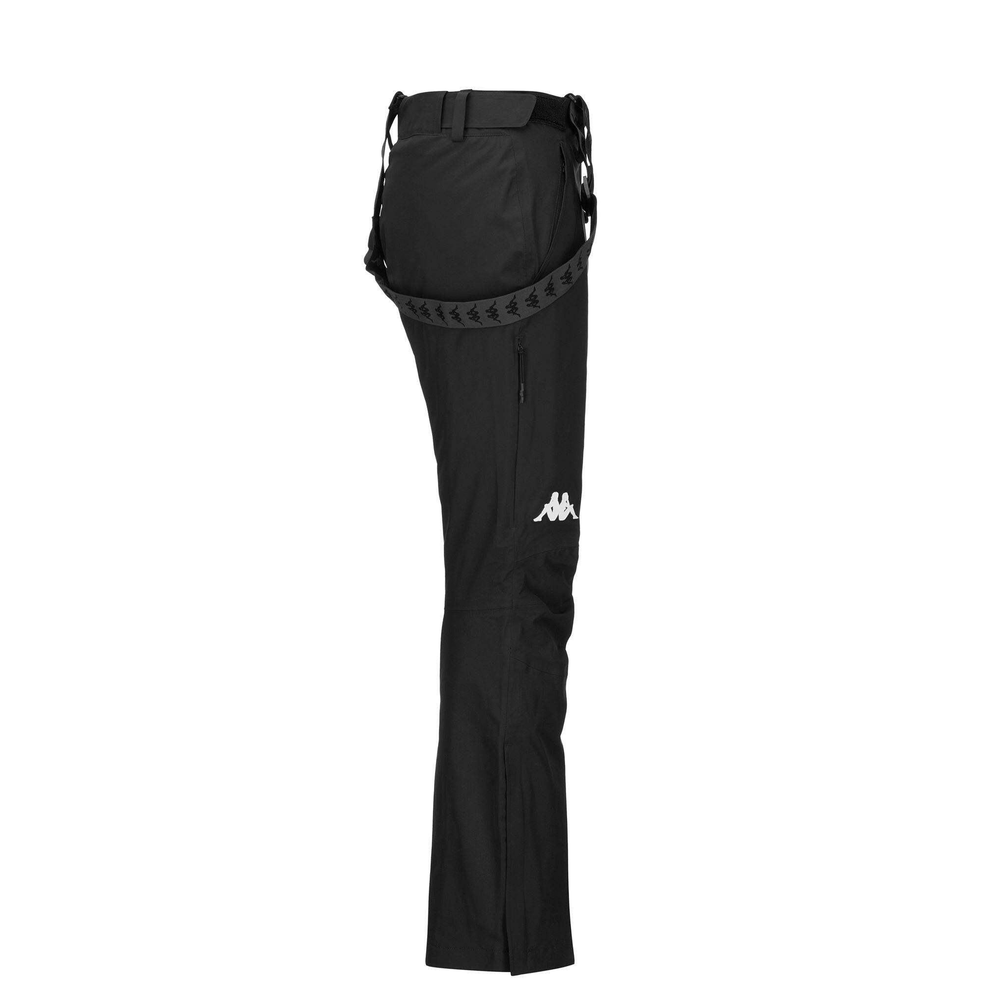 Pantaloni da donna in poliestere nero da sci 3/7