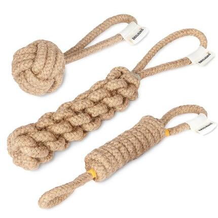 Seil Spielzeug - 3er Tau Set aus 100% Baumwolle