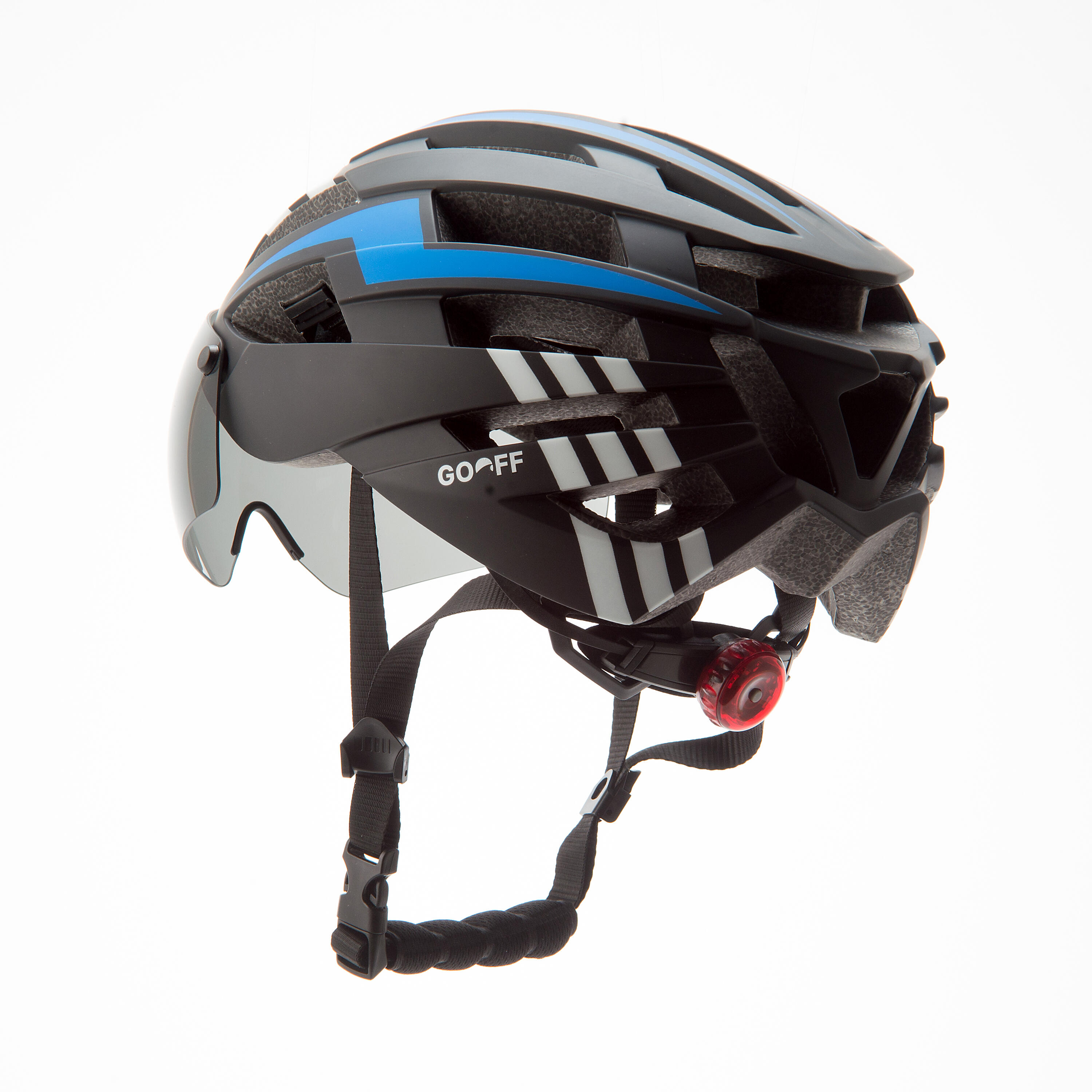 Casque vélo GO-OFF BLITZ avec 2 visières – taille M 5/7