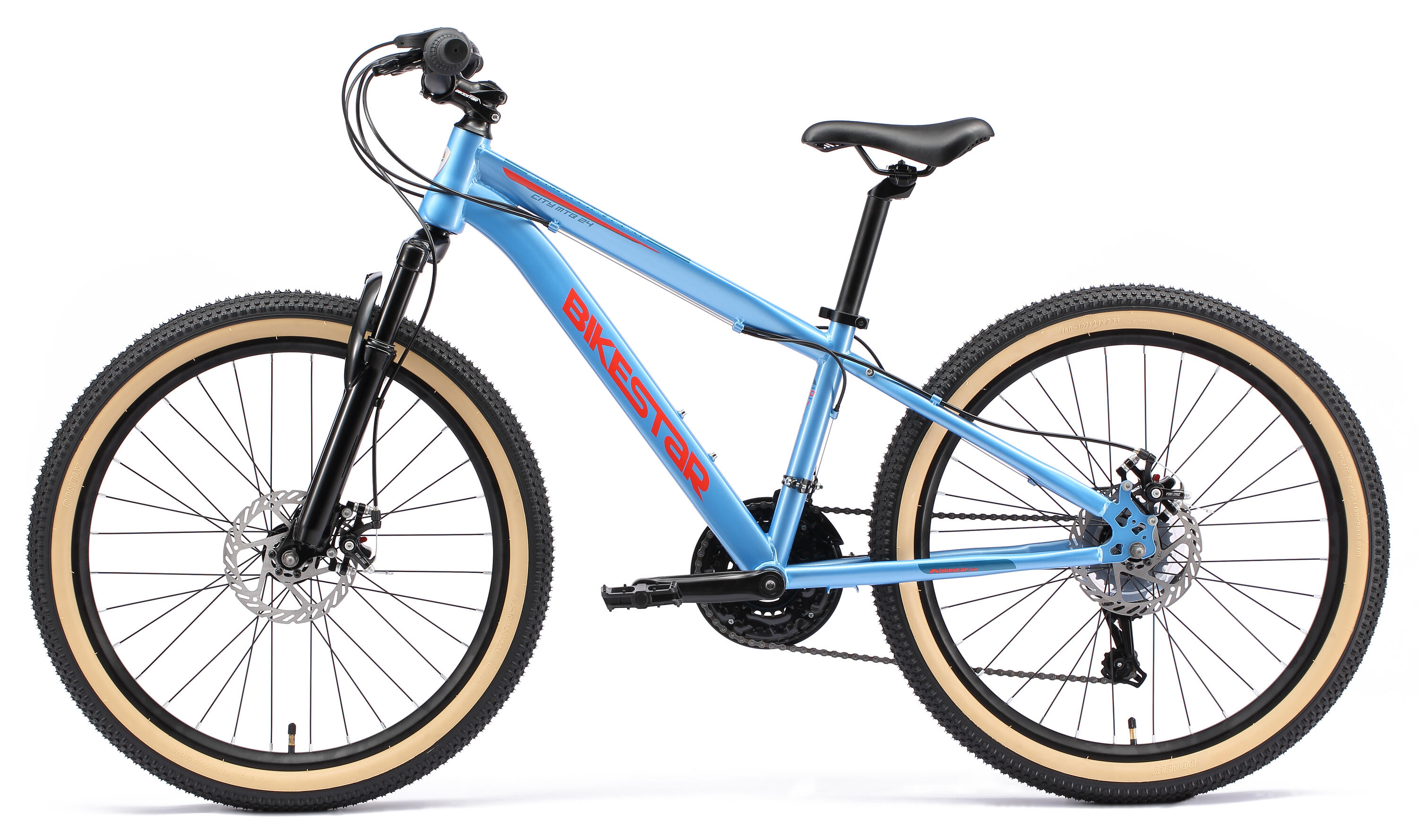 VTT 24" vélo enfant 9 ans, semi-rigide, 21 vitesses, frein à disque 3/7