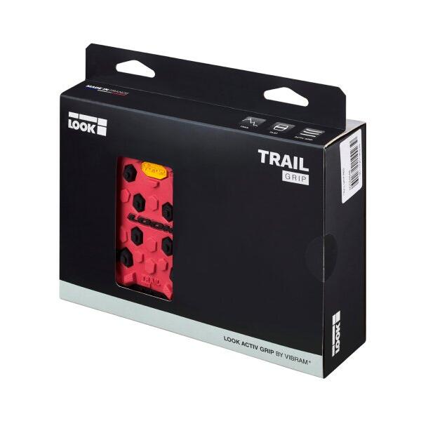 TRAIL GRIP R Pédales de vélo plates antidérapantes - Rouge 3/3