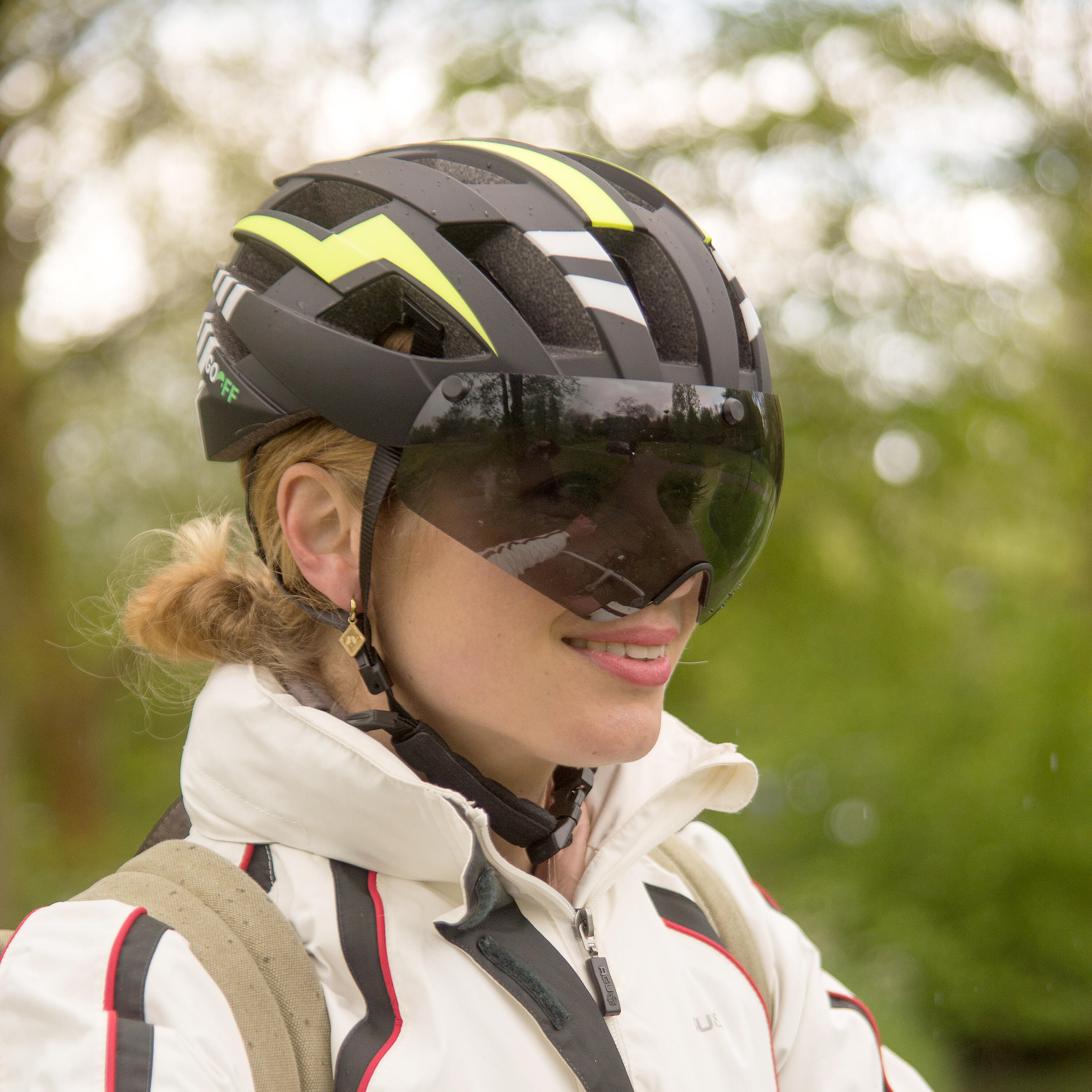 Casque vélo GO-OFF BLITZ avec 2 visières – taille M 4/7