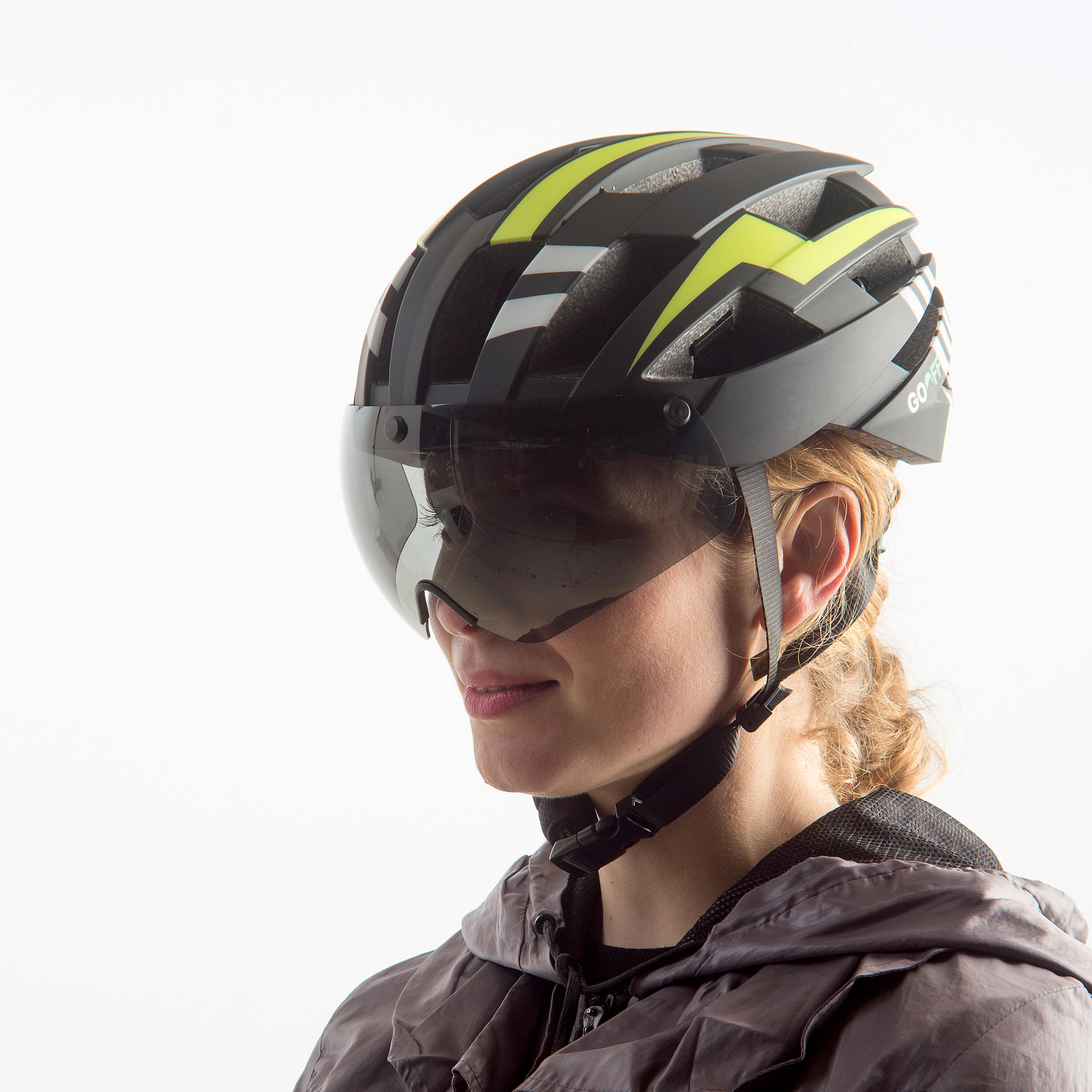 GOOFF BLITZ fietshelm met 2 vizieren L 3/7