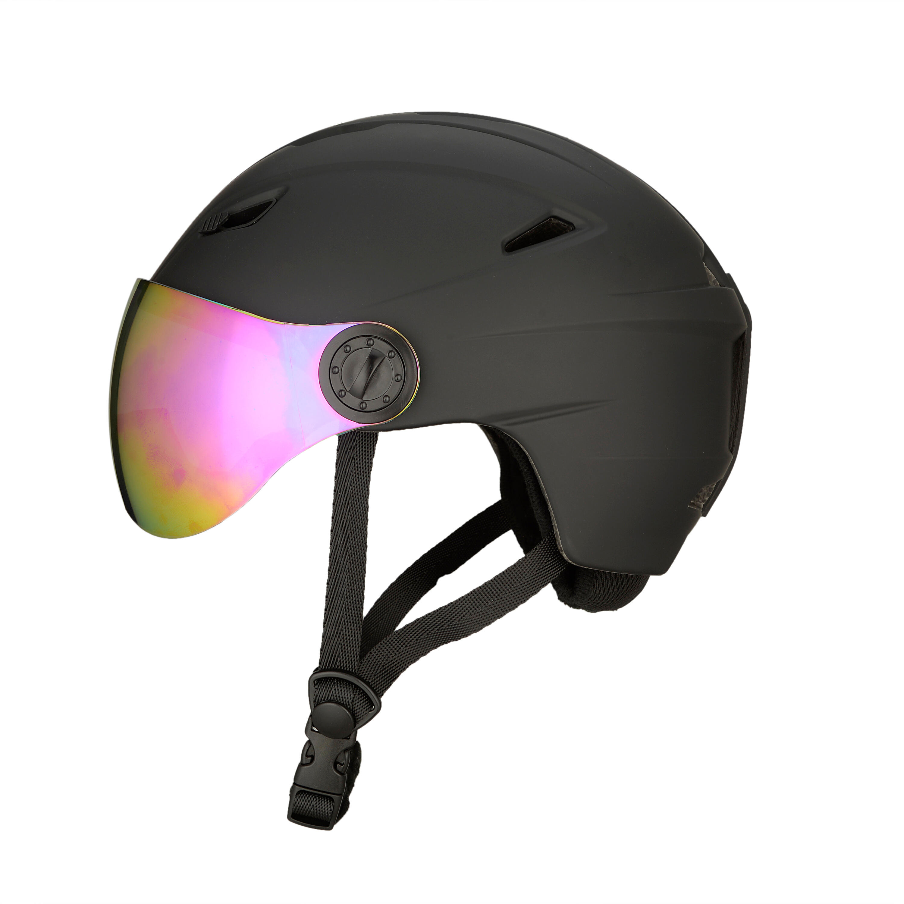 Casque de ski GO-OFF SPEED avec visière – noir – taille M 2/7