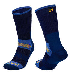 Chaussettes randonnée laine mérinos avec amorti et isolation thermique - Voyager