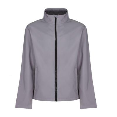 Regatta heren ablaze printable softshell jas (steengries/zwart)