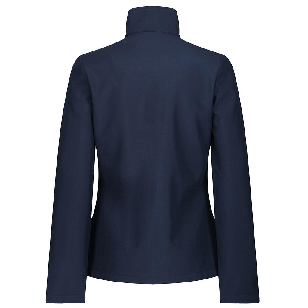 Womens/Ladies Honestly Made Recycled Soft Shell Jacket (Navy) 2/4