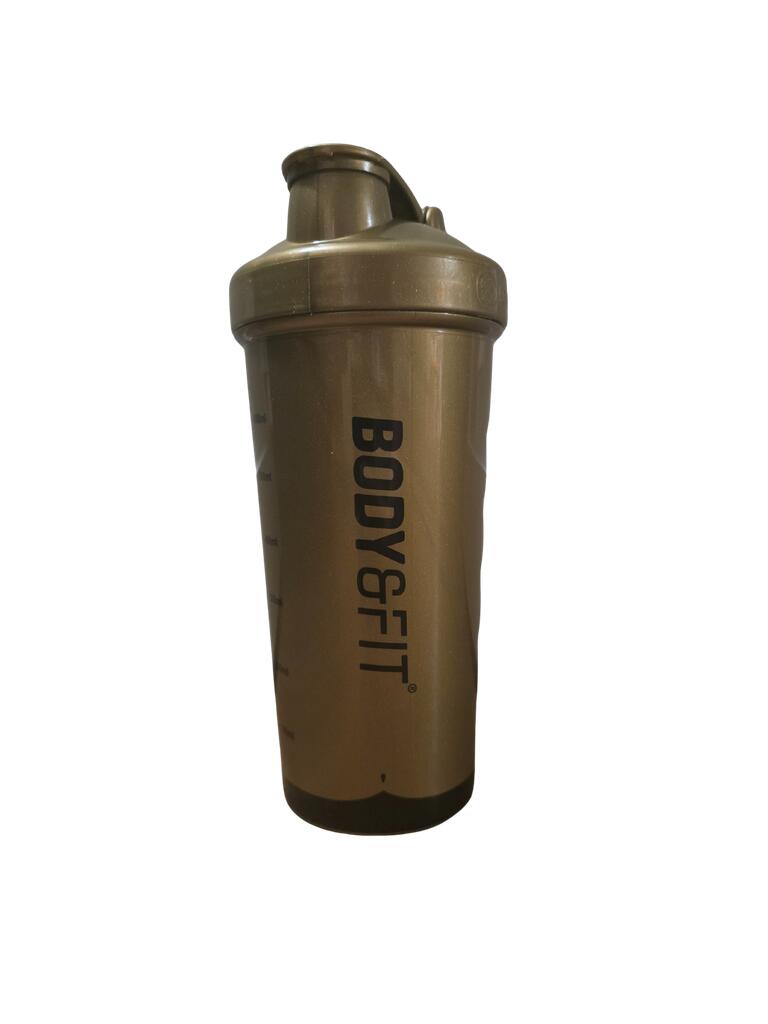 BODYFIT Premium Sports Shaker Bottle – 730ml – Gold Edition