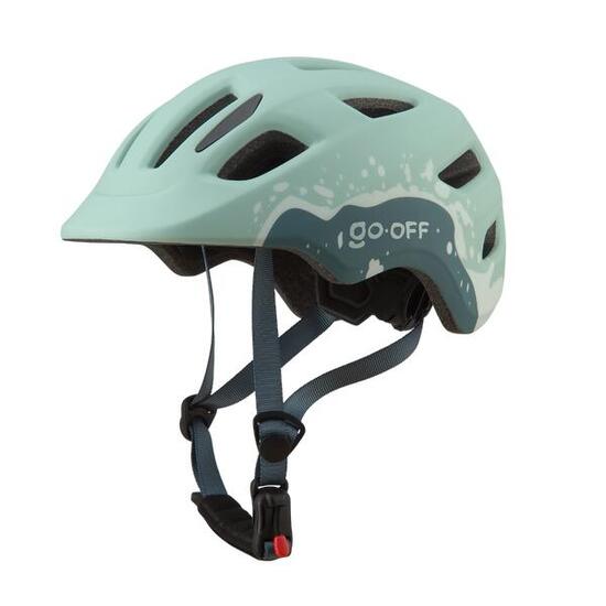 Casque de vélo pour enfants GO-OFF FIRST gris-bleu S