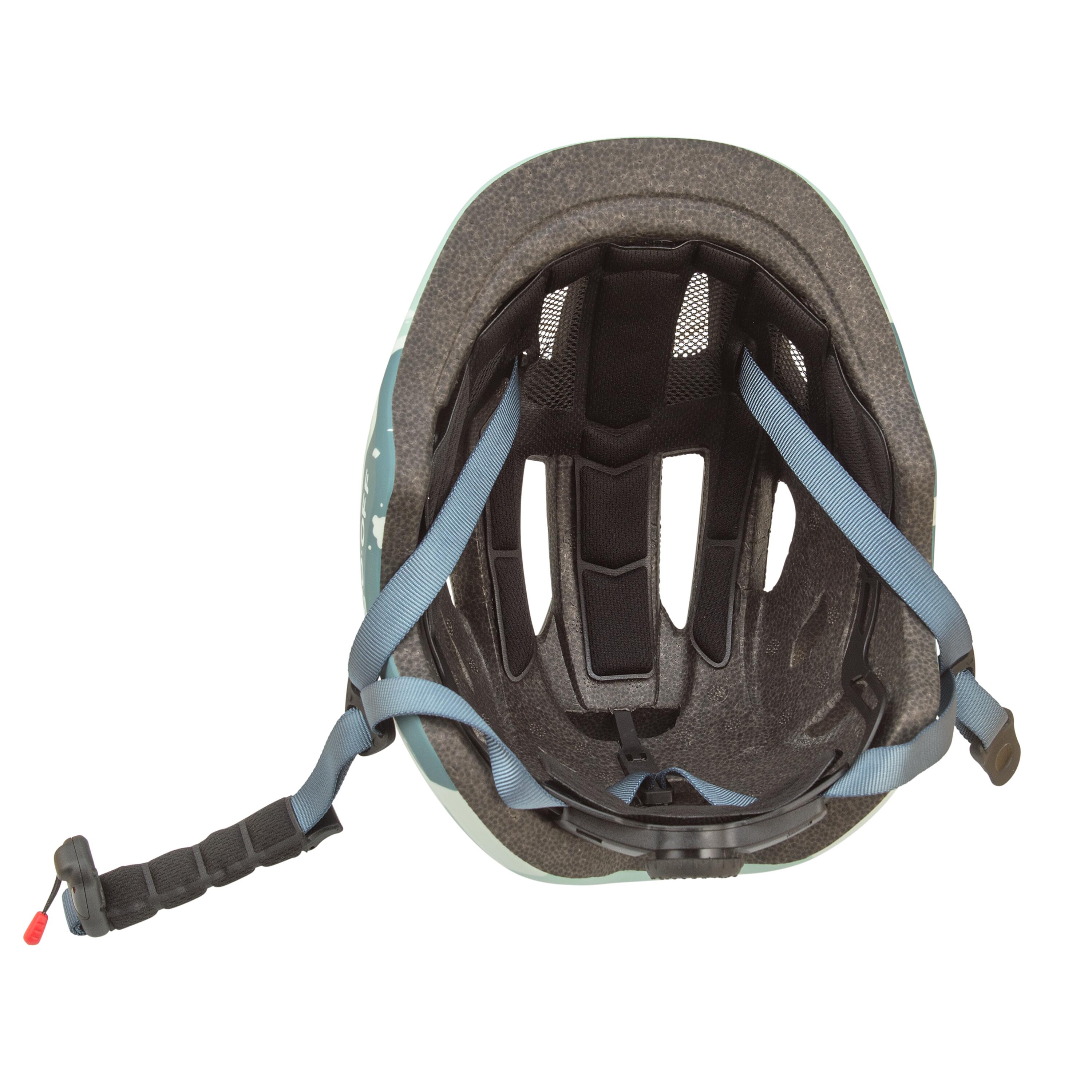 Casque de vélo pour enfants GO-OFF FIRST gris-bleu S 6/7