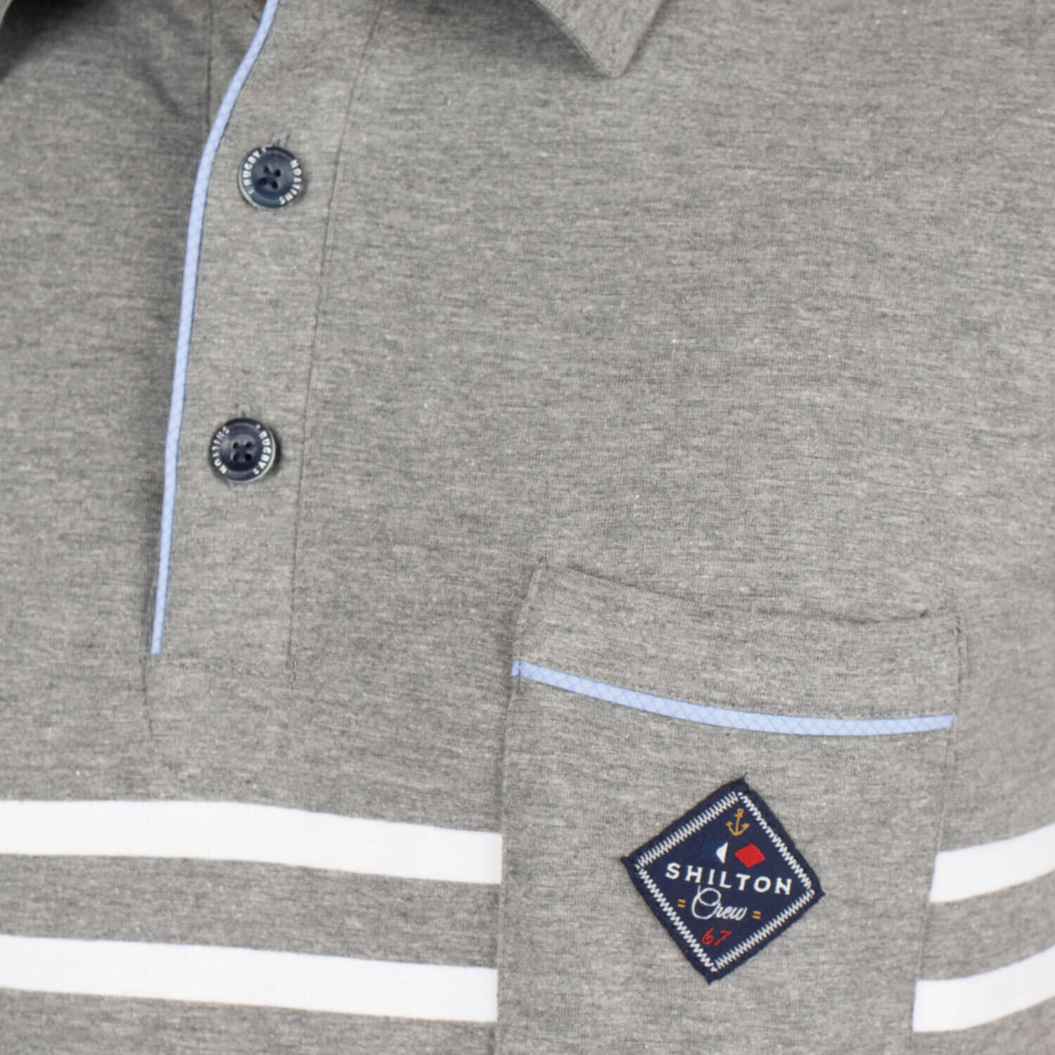 Polo marinière CREW 67 homme 4/4