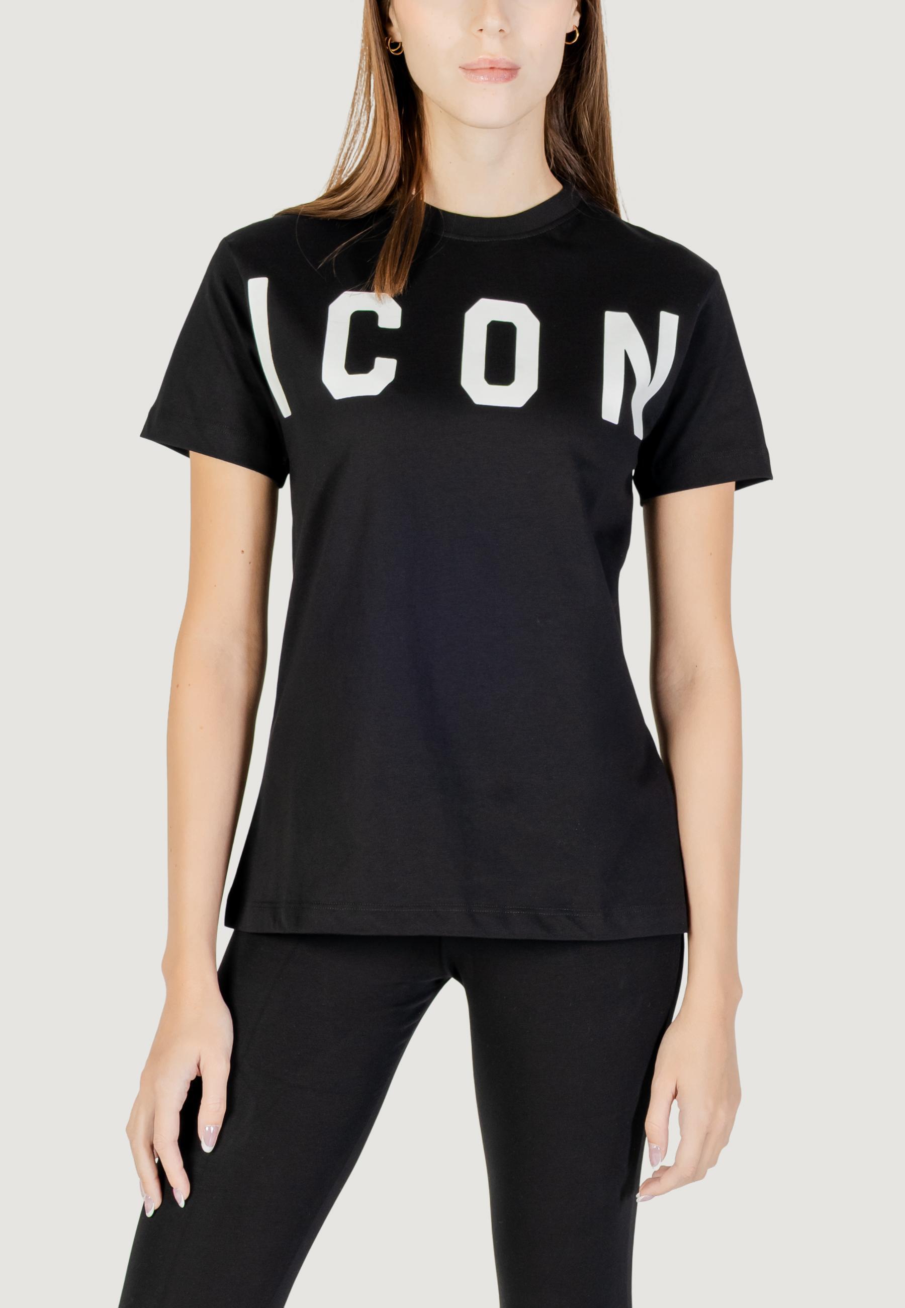 t-shirt crop top  FEMME noir 3/5