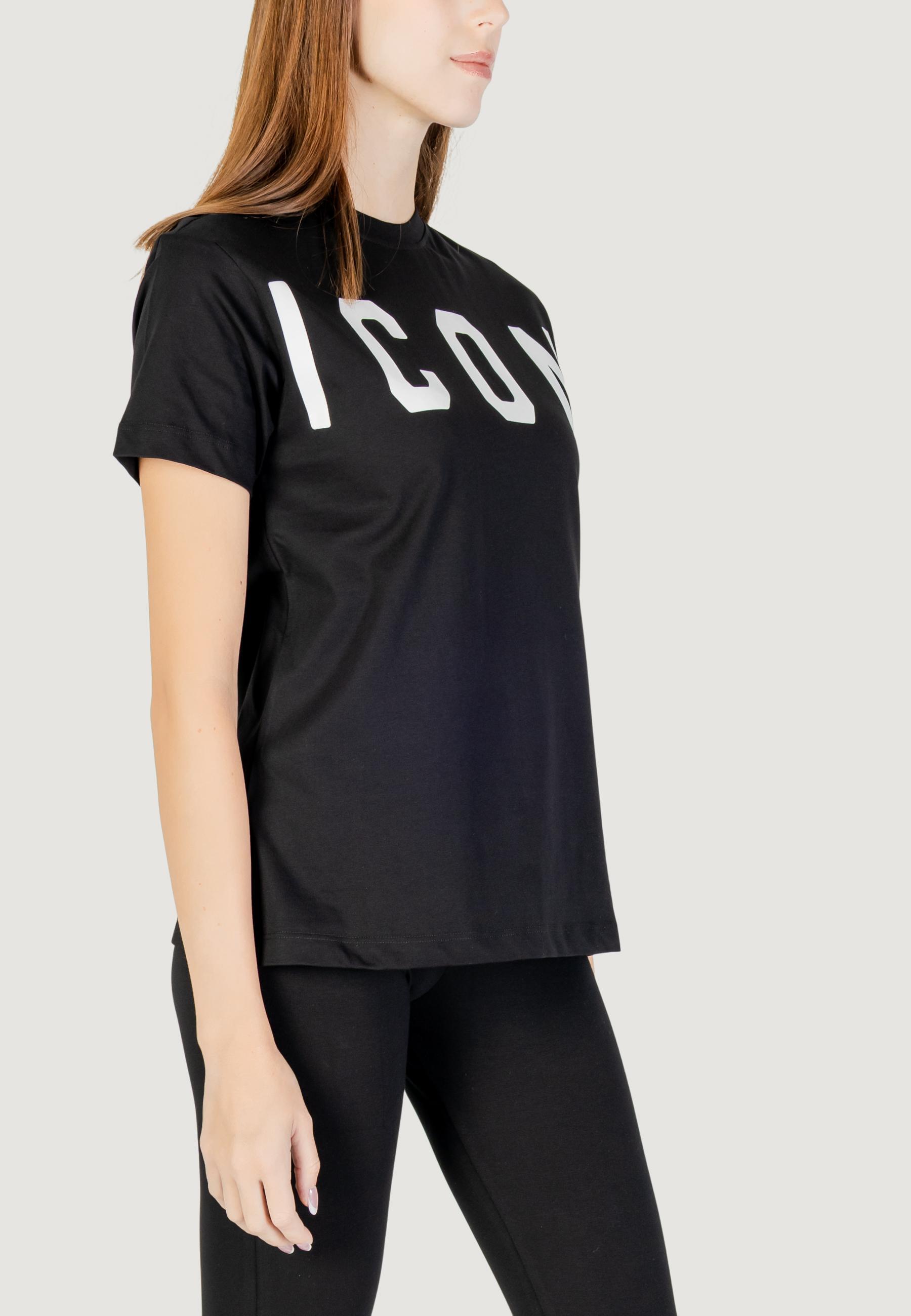 t-shirt crop top  FEMME noir 5/5