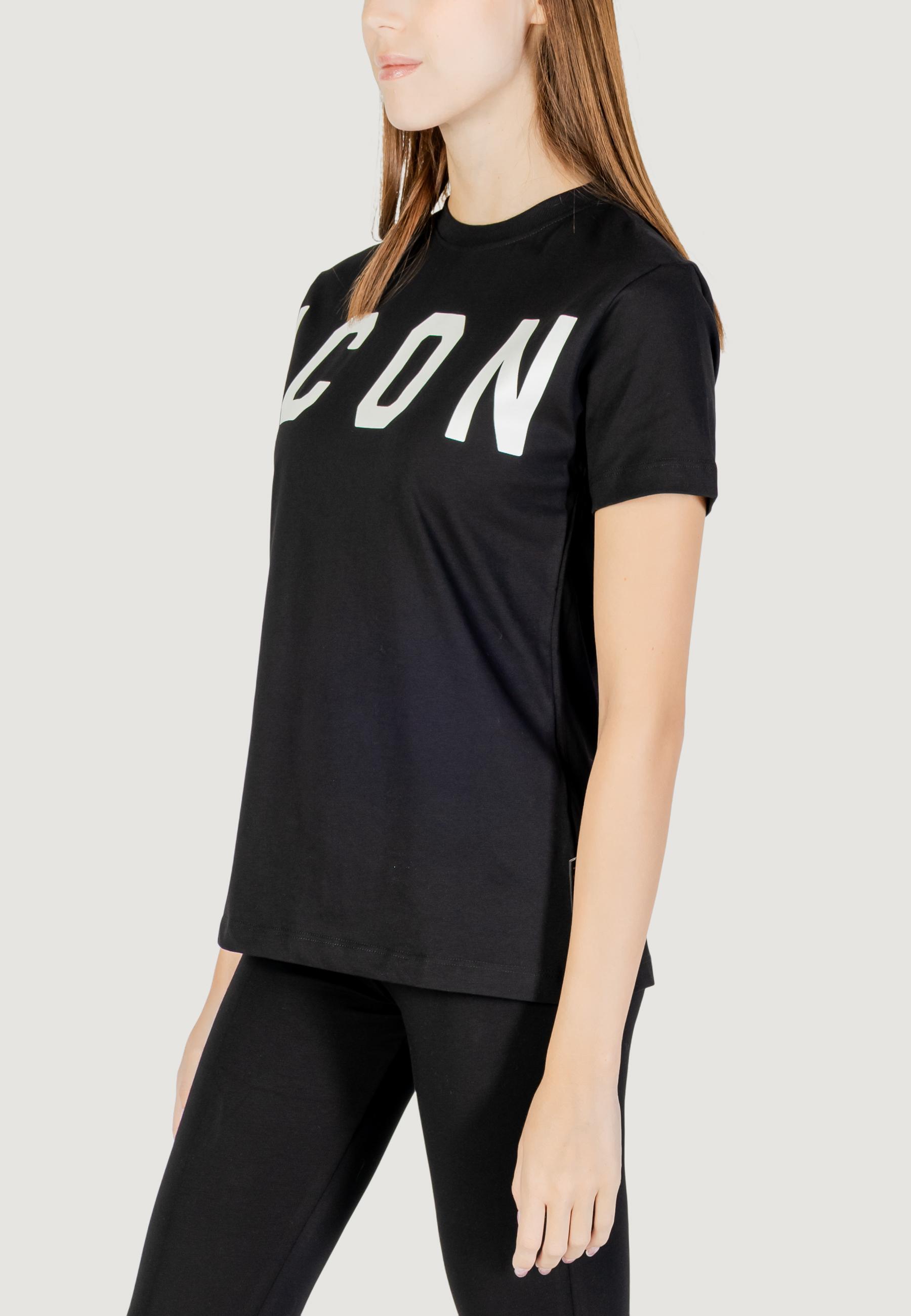 t-shirt crop top  FEMME noir 4/5
