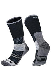 Chaussettes randonnée laine mérinos avec amorti et isolation thermique - Voyager