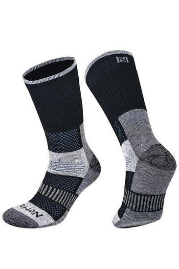 Chaussettes randonnée laine mérinos avec amorti et isolation thermique - Voyager