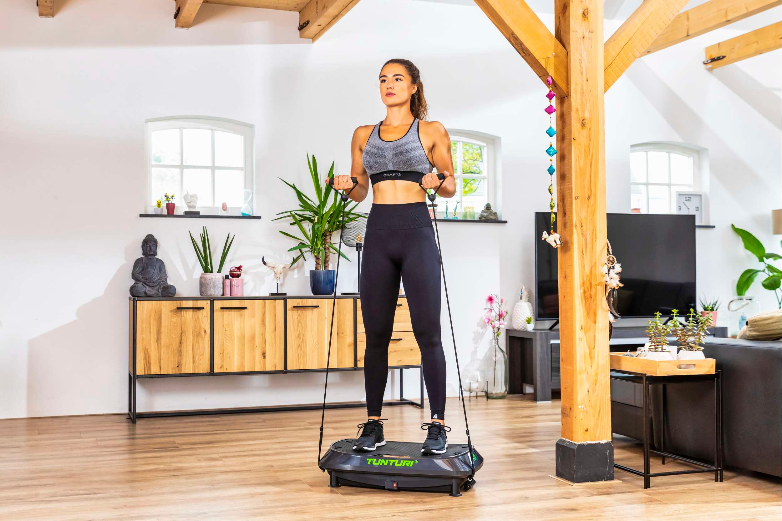 Tunturi Cardio Fit Vibrationsplatte V20 Schwarz 4/7