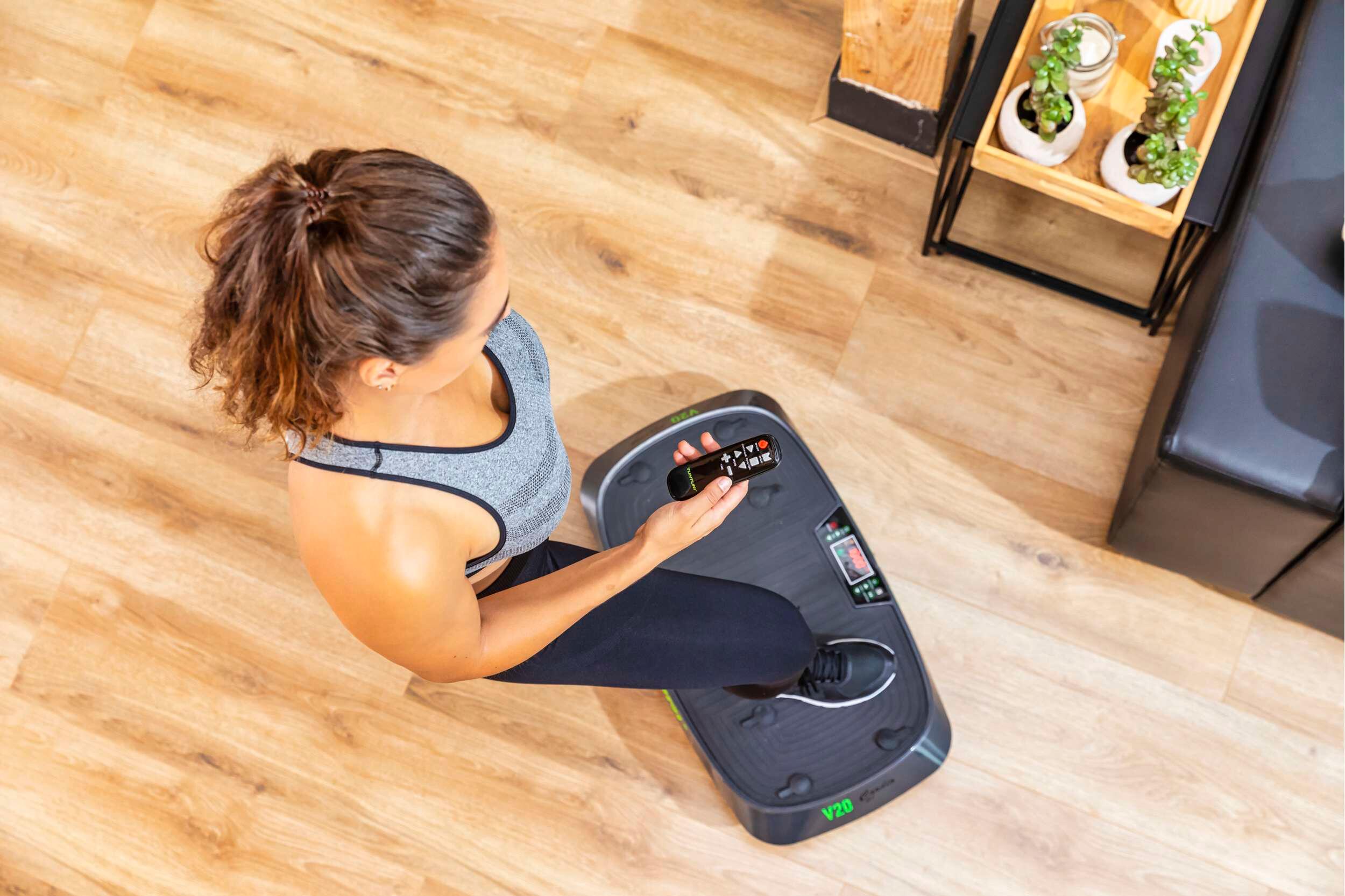 Tunturi Cardio Fit Vibrationsplatte V20 Schwarz 6/7