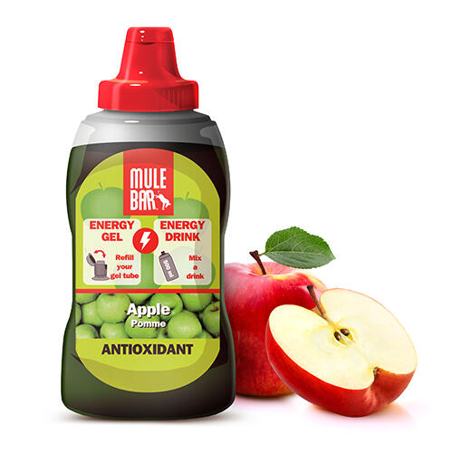 Mulebar - Eco-recharge 12 Gels Ou Boisson Énergétique - Mulebar - Vegan - 444g - Pomme - Gel Énergétique - Decathlon