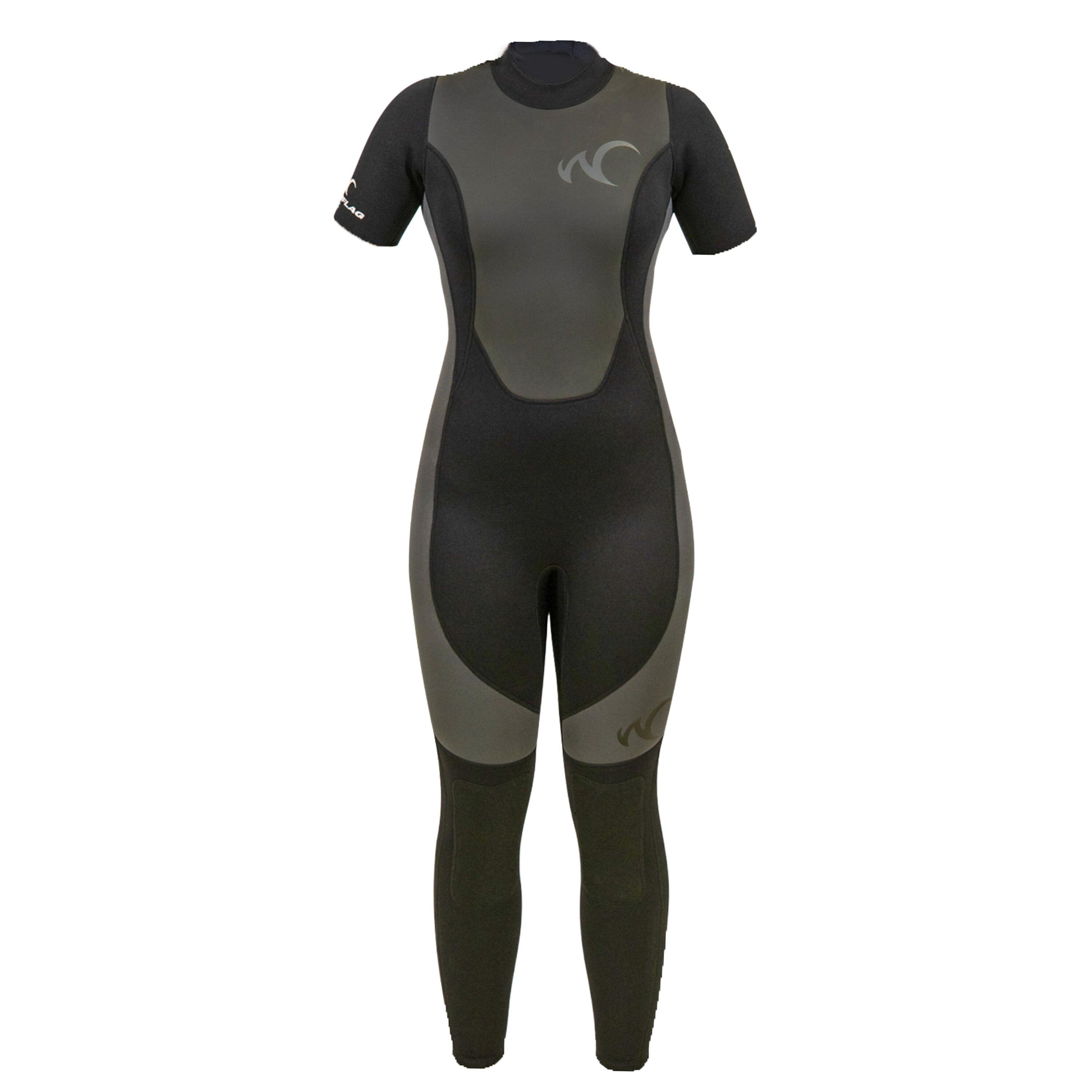 Sydney FN Neoprenanzug für Sup Surf - 3mm Neopren mit kurze Ärmel - Damen 5/6