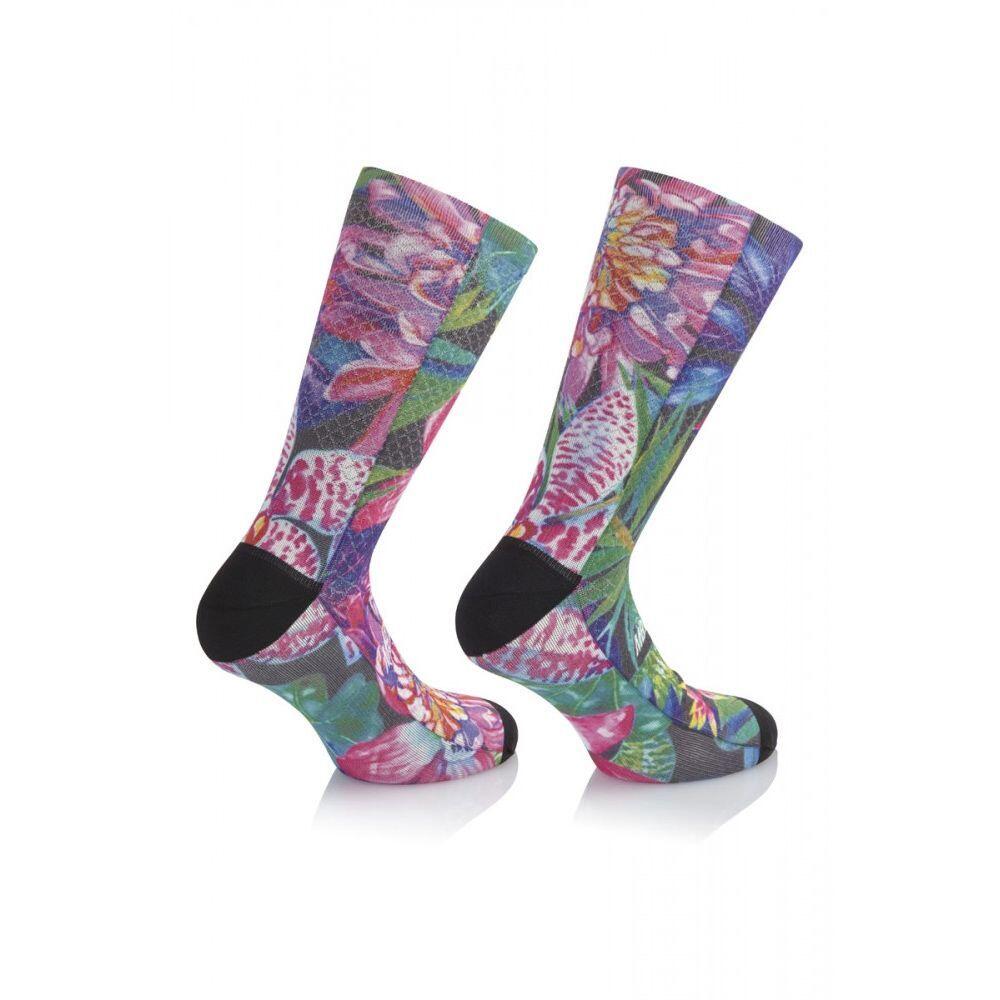 Calze da donna Mb Wear Fun H17 Fleurs Tropicales 2/2