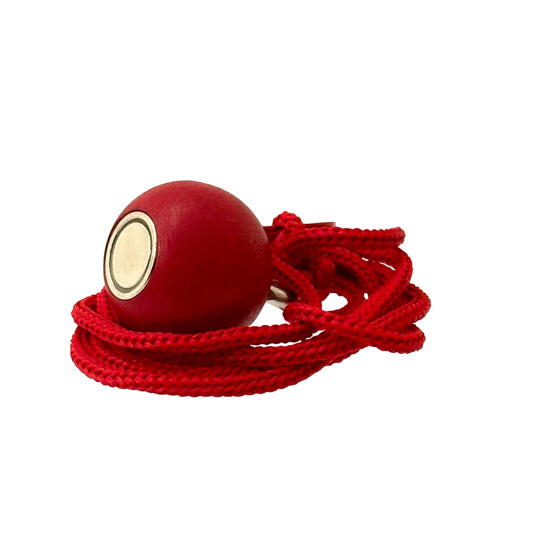 Kugelmagnet – Farbe Himbeerrot– mit starker Zugkraft ca. 4 kg 3/5