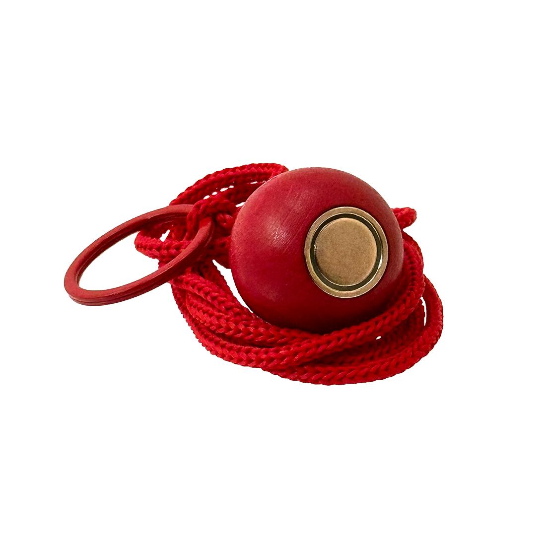 Kugelmagnet – Farbe Himbeerrot– mit starker Zugkraft ca. 4 kg 2/5