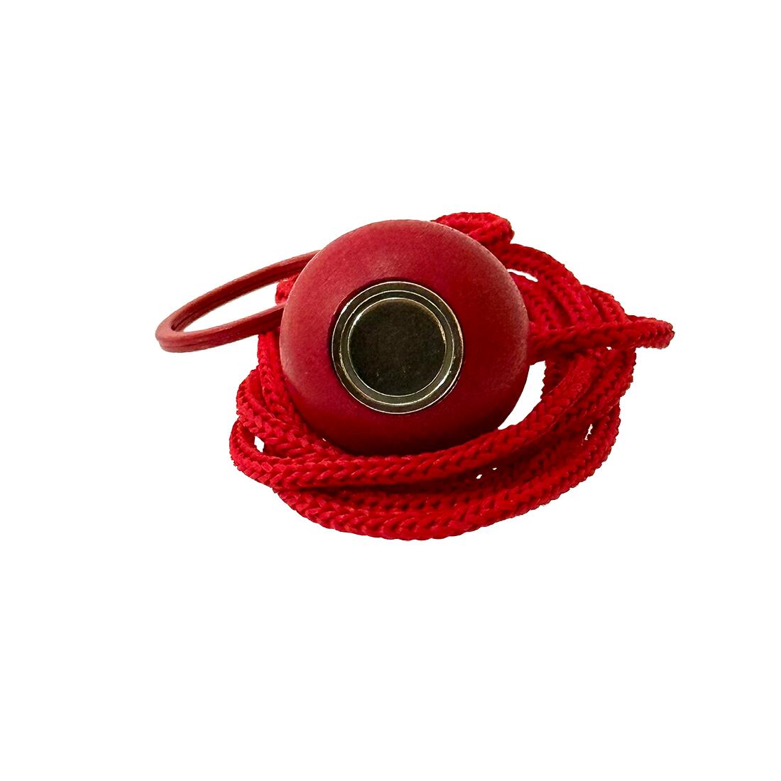 Bouleset coul. rouge framboise-1 boule aimantée-1 traceur de terrain-1 cochonnet 2/7