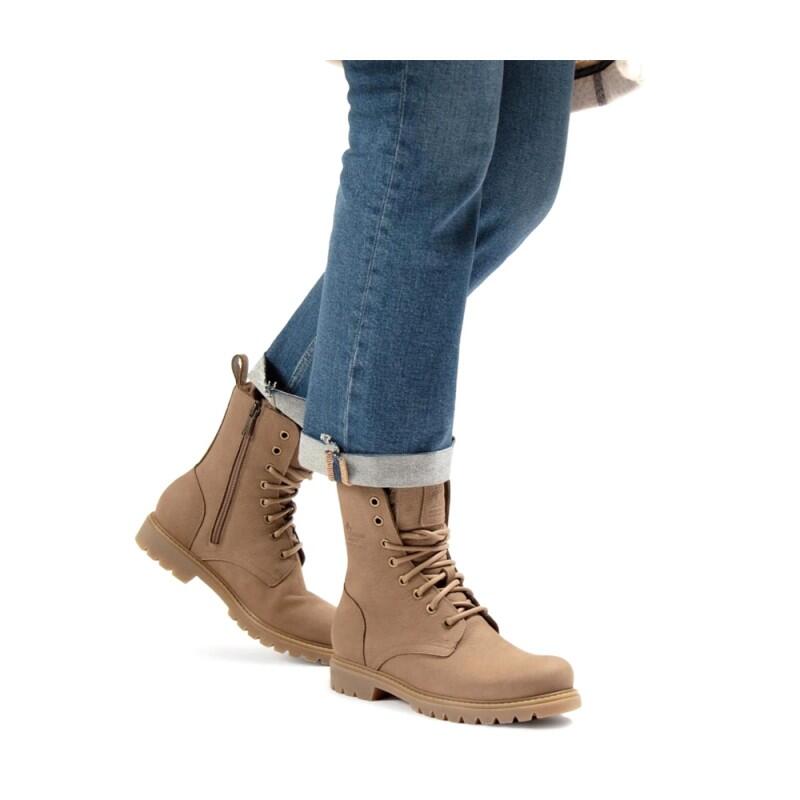 Bottines Plates Femme Panama Jack Frisia Marron 4/6