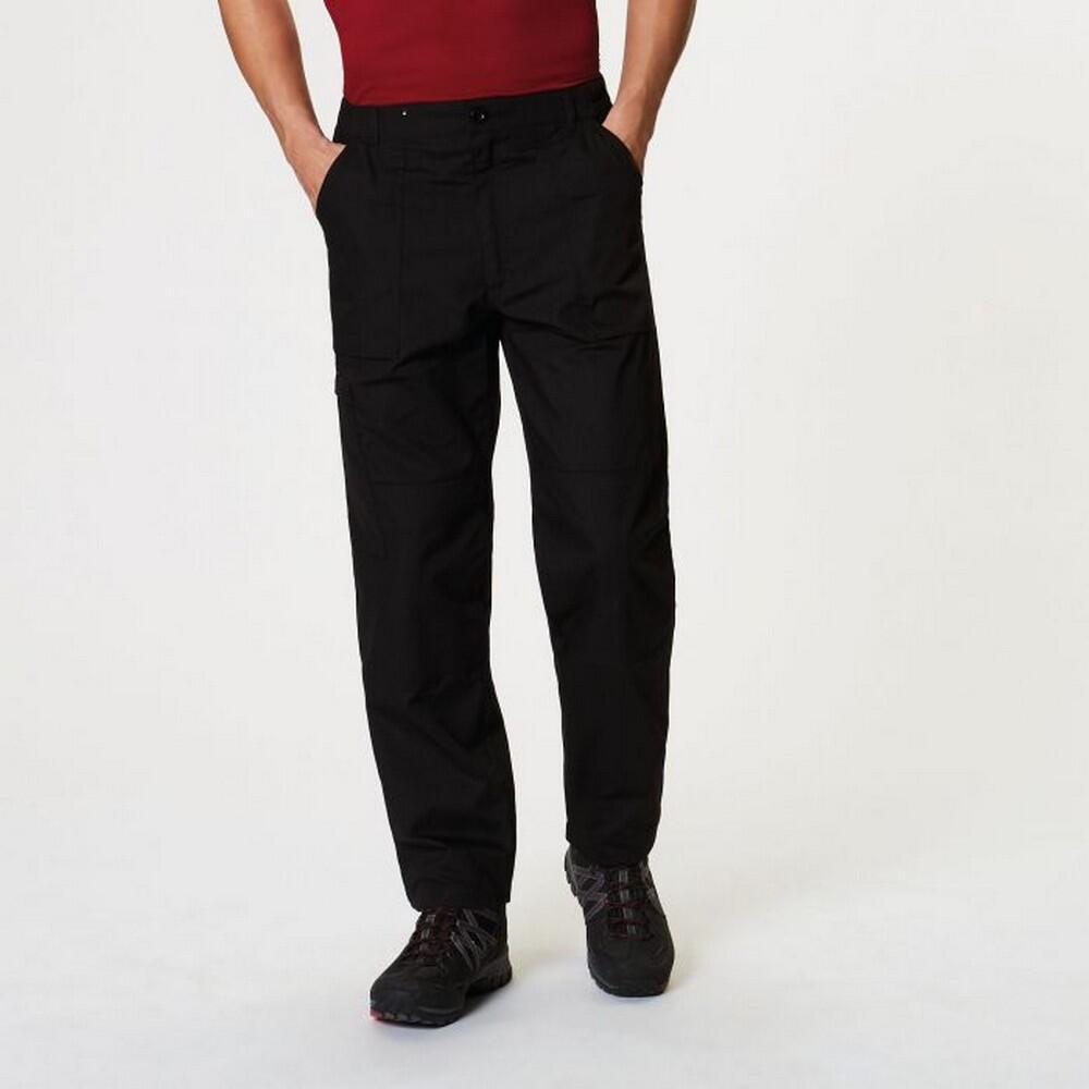 Mens Sports New Lined Action Trousers (Black)