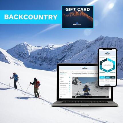 Geschenkgutschein - Online-Bergsicherheitstraining – BACKCOUNTRY-Kurs