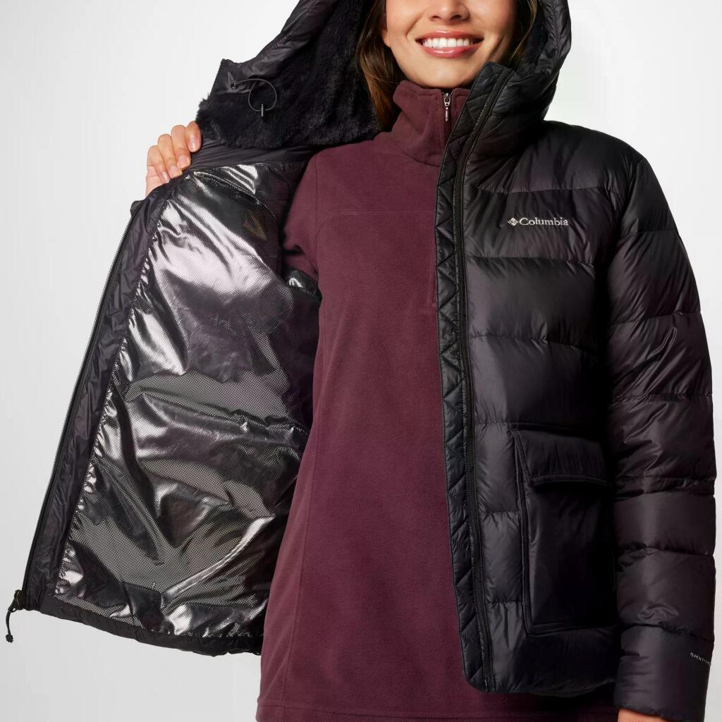 Jaqueta Columbia Modelo Harmony Falls Hooded Down Cor Preto 3/5