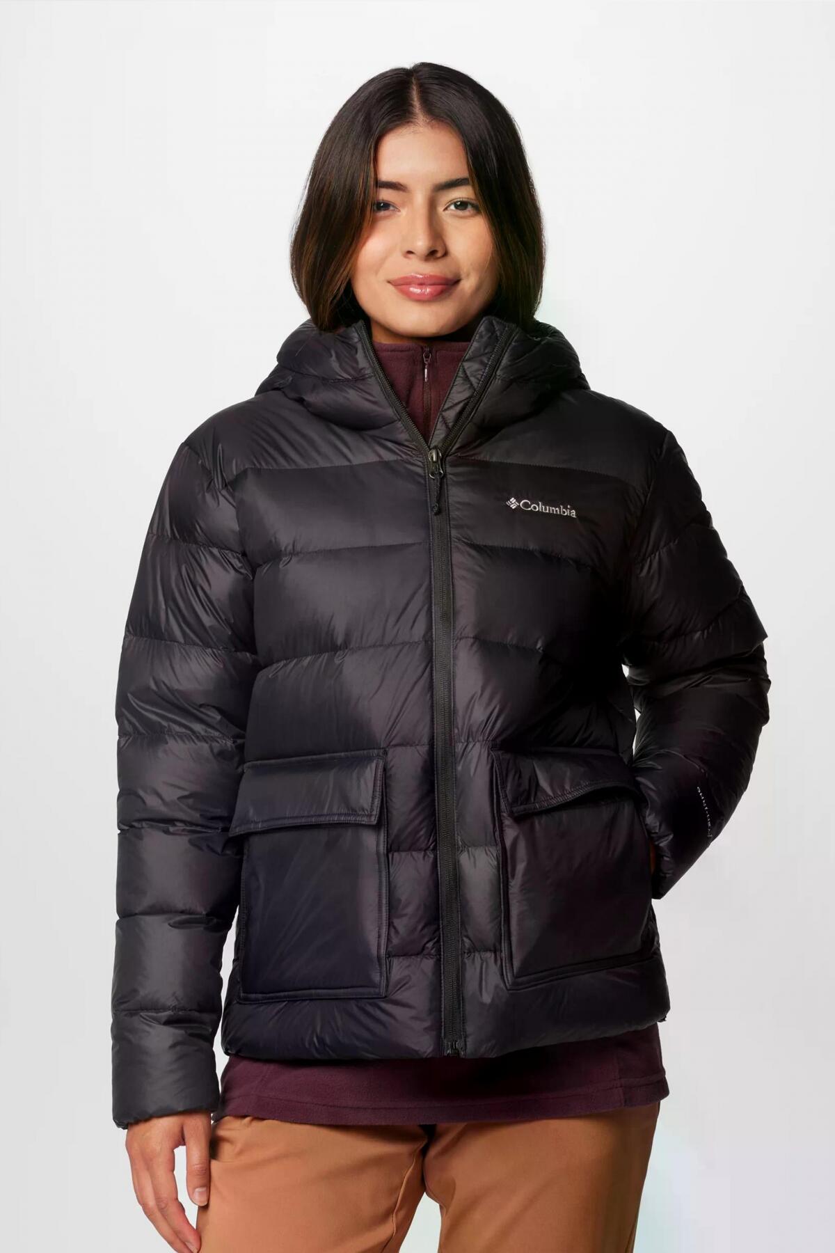 Jaqueta Columbia Modelo Harmony Falls Hooded Down Cor Preto 5/5