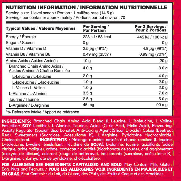 BSN Amino X 1 kg 3/5
