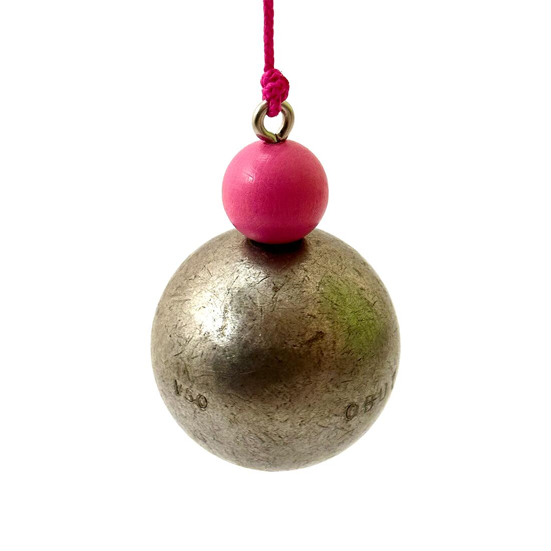 Bouleset couleur violet-rose-1 boule aimantée-1 traceur de terrain - 1 cochonnet 3/7