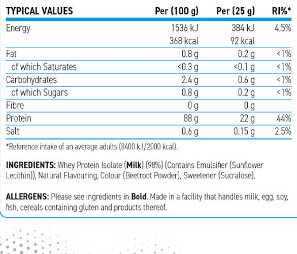 Whey isolate - Iso-XP - Fraise 3/3