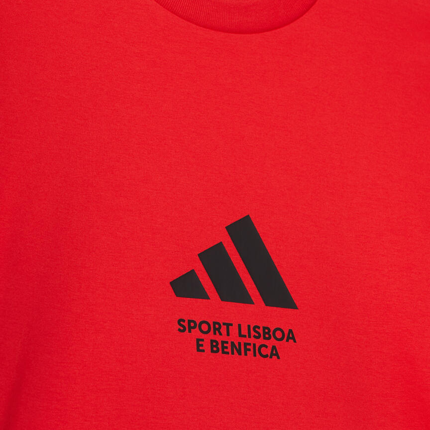 T-shirt Vermelha Sport Lisboa e Benfica x Adidas 2/3
