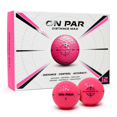 Golfbal pack 12 yellow - distance max