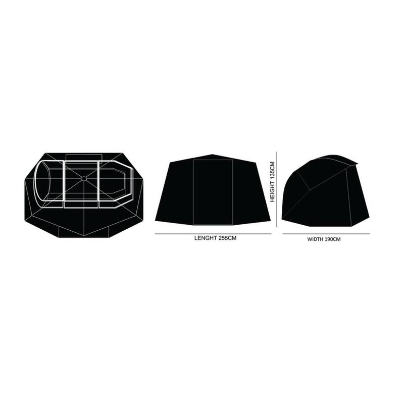 CORT PROLOGIC AVENGER 65 BROLLY SYSTEM, 135X255X190 CM