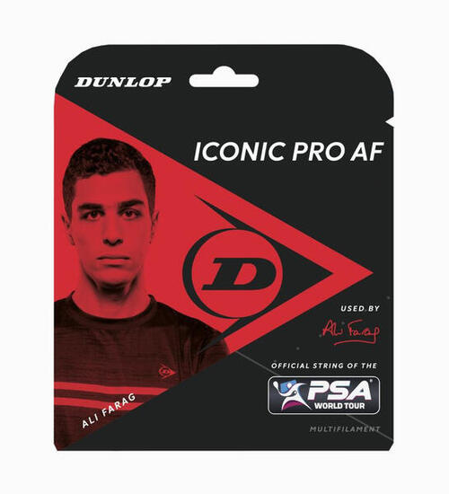 Naciąg do squasha Dunlop Iconic Pro AF 1,22 mm 10 m