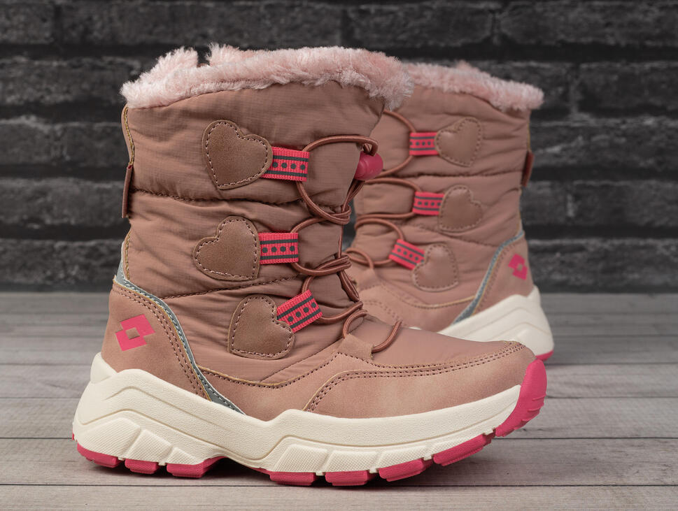 Buty dziecięce śniegowce ocieplane Lotto TRALEIKA TEX