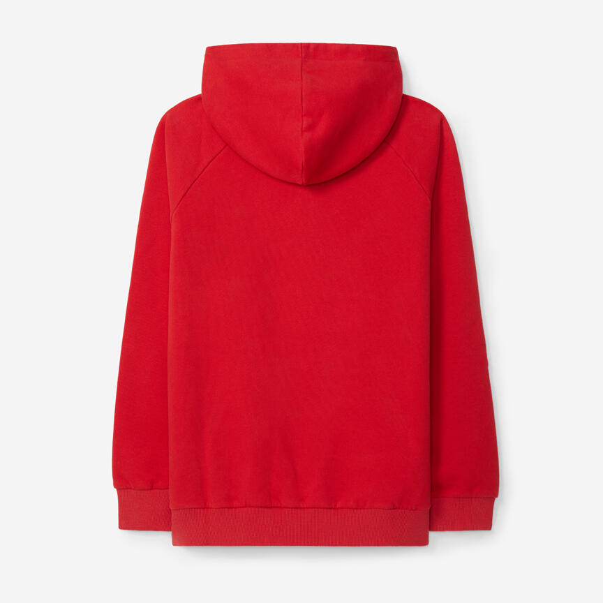 Sweat Vermelha com Capuz Evolução do Emblema do SL Benfica 3/3