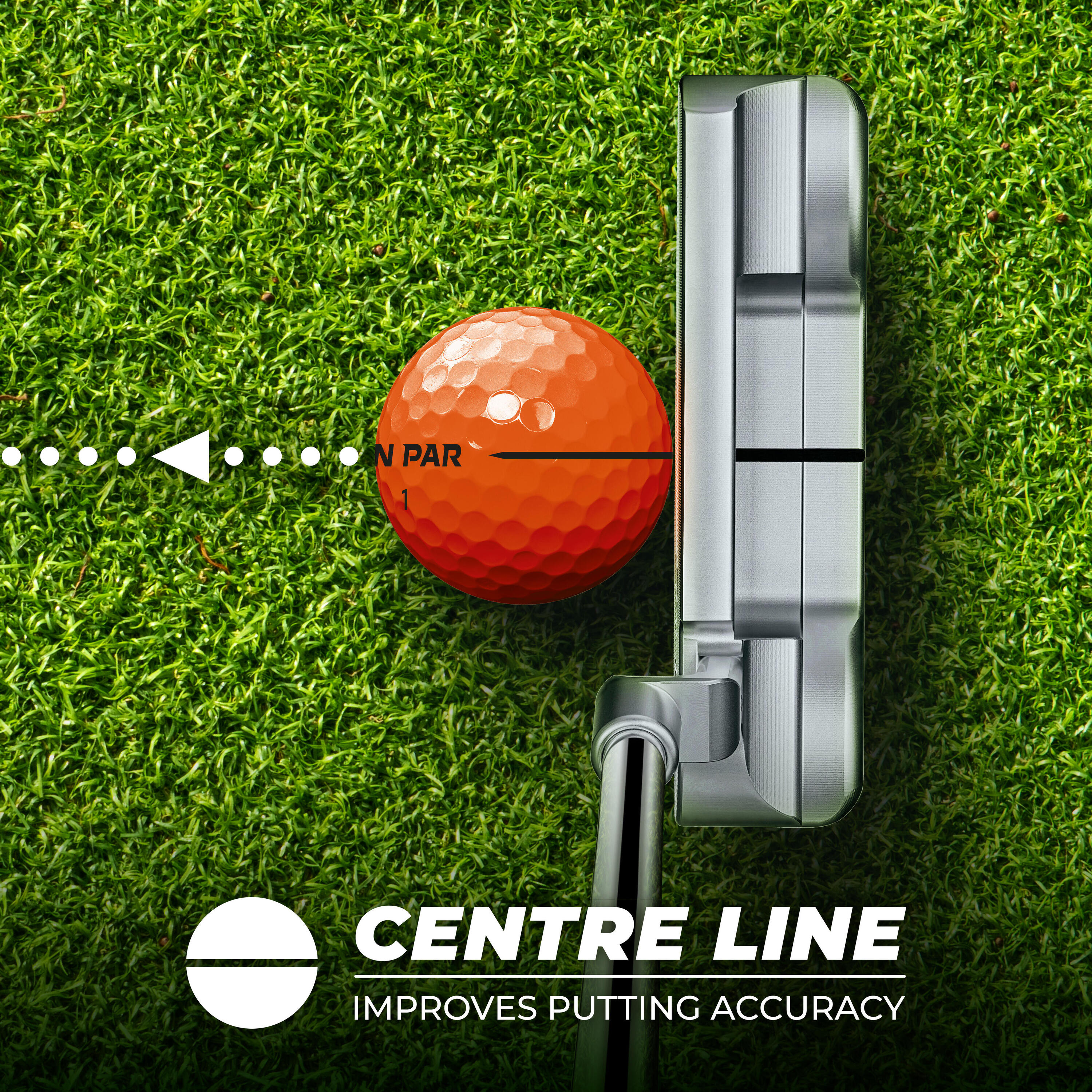 Lot de 12 balles de golf orange - Distance maximale 6/6