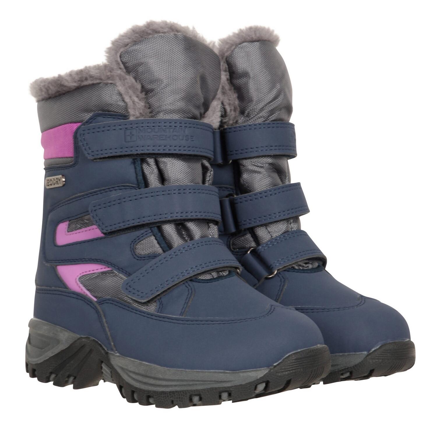 MOUNTAIN WAREHOUSE Childrens/Kids Chill Winter Boots (Purple)