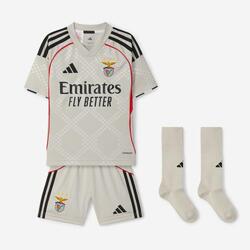 Kit Jeunesse Extérieur Beige du SL Benfica 2025-2026