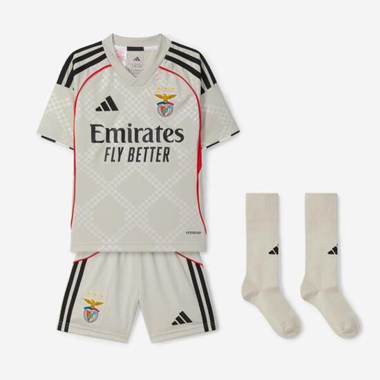 SL Benfica Beige Uit Jeugd Kit 2025-2026