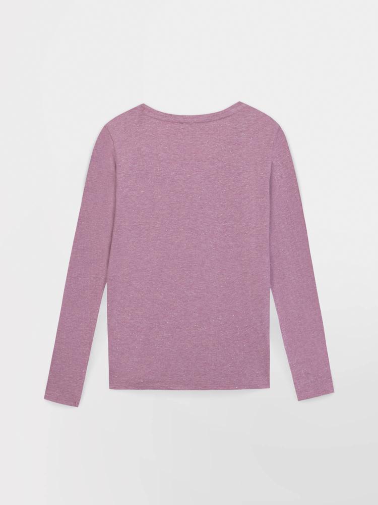 T-shirt manches longues Femme ADINALON - Pivoine. 4/4