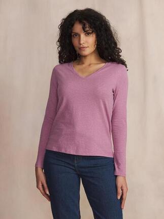 T-shirt manches longues Femme ADINALON - Pivoine