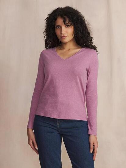 T-shirt manches longues Femme ADINALON - Pivoine